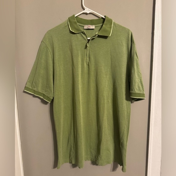 Luciano Barbera Other - Luciano Barbera Men’s 100% Cotton, Italian Made, Green Polo Shirt